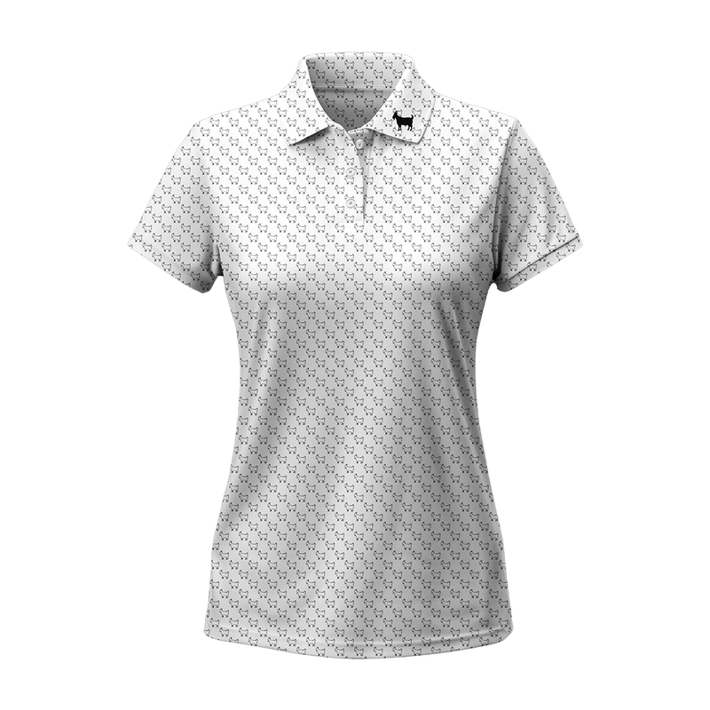 OLD FASHIONED WHITE WOMENS POLO