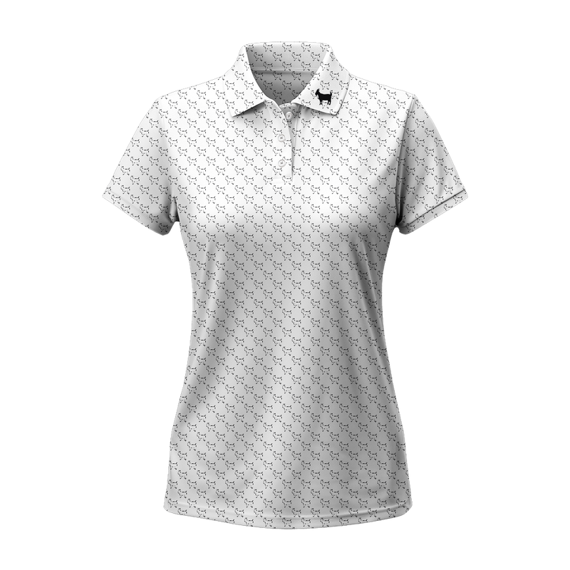OLD FASHIONED WHITE WOMENS POLO