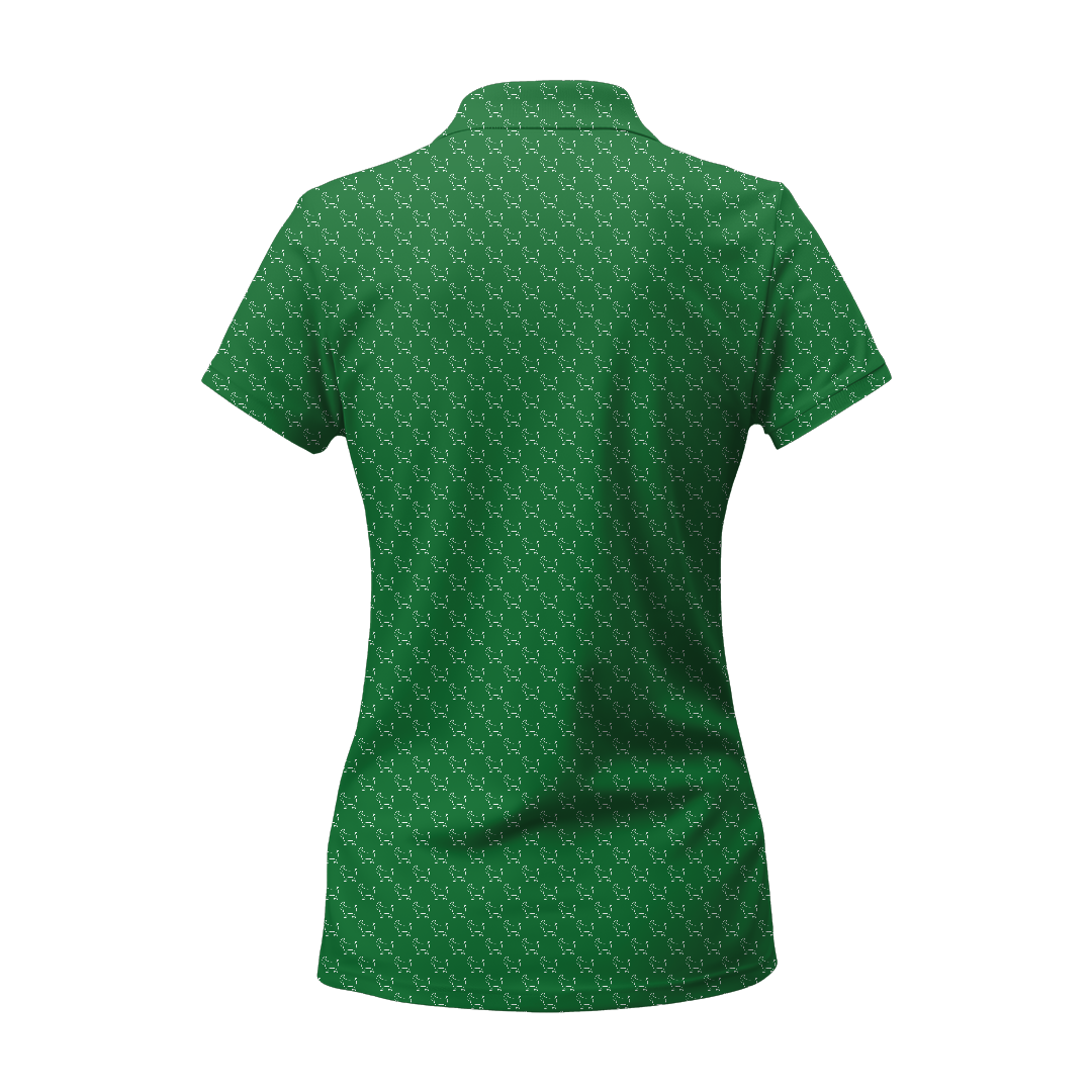 OLD FASHIONED WINTERGREEN WOMENS POLO