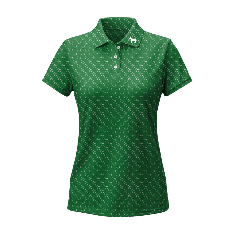 OLD FASHIONED WINTERGREEN WOMENS POLO