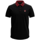 Uniform POLO BLACK (RED COLLAR) - FBA