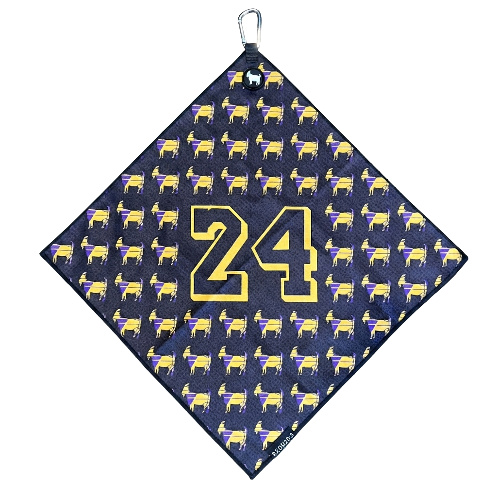 THE BLACK MAMBA GOLF TOWEL