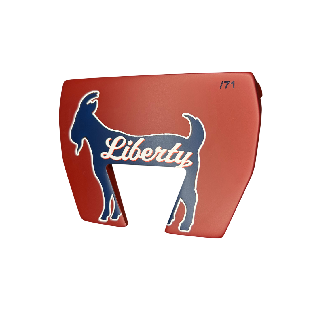 THE RED LIBERTY UNIVERSITY MALLET PUTTER
