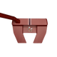 THE RED LIBERTY UNIVERSITY MALLET PUTTER