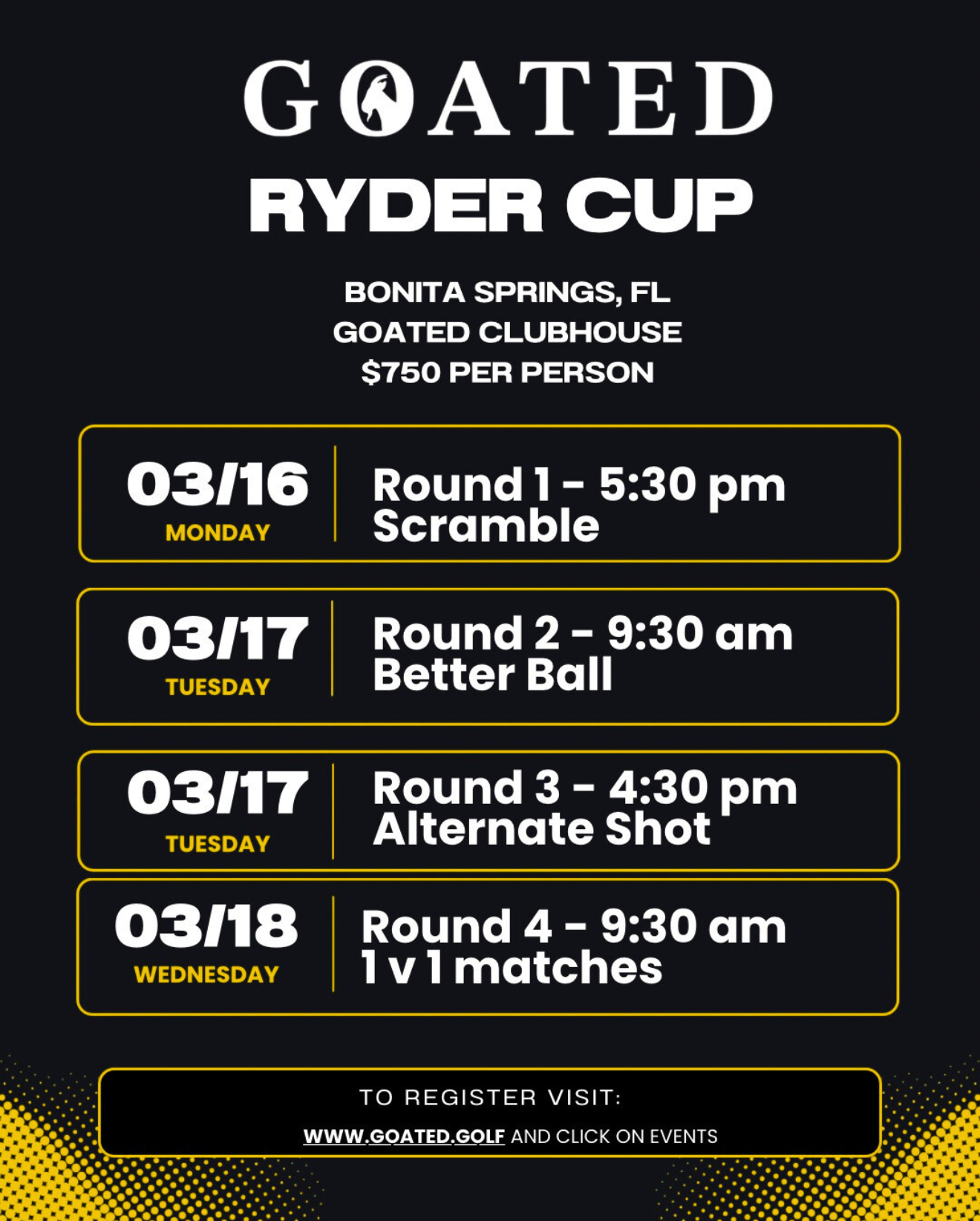 GOATED St. Patricks Day RYDERCUP