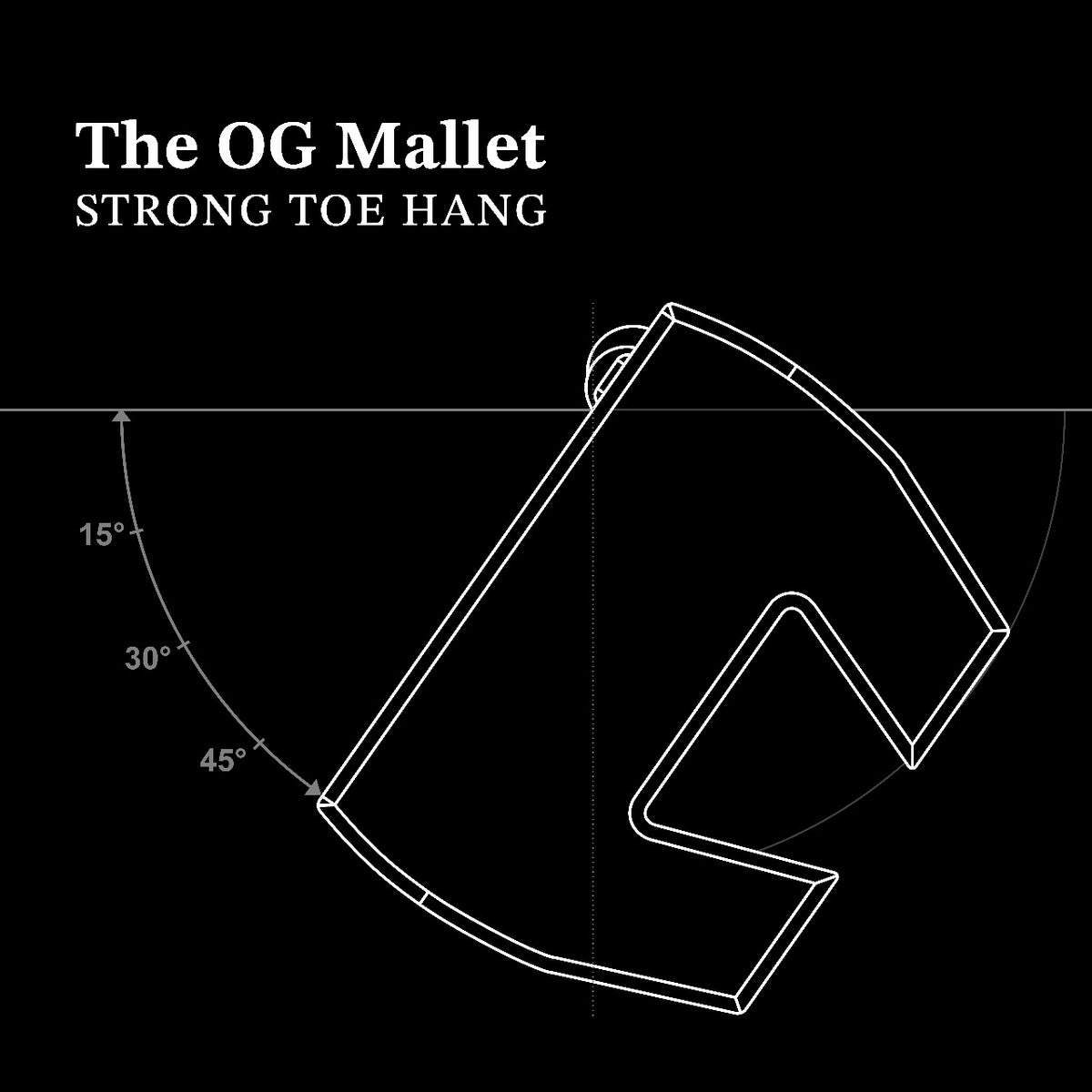 THE OG BLACK MALLET PUTTER