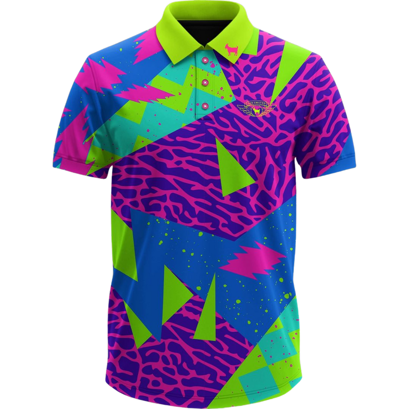 AIR GOATED 5 NEON POLO
