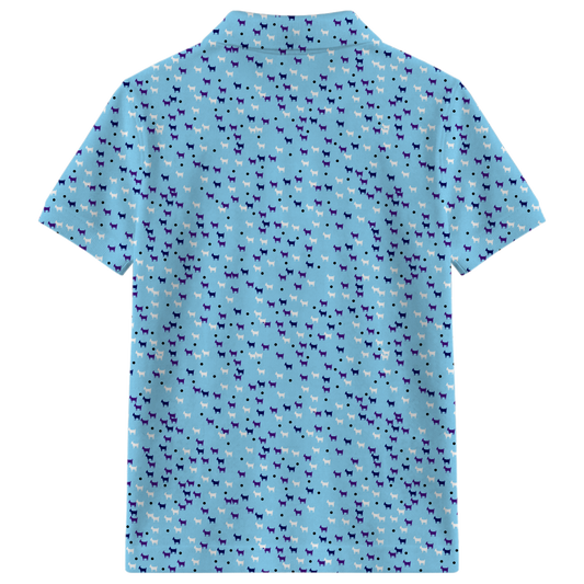 THE BABY BLUE DANCING GOATS YOUTH POLO