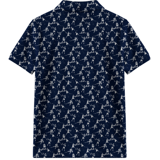 THE BLUE ICONS YOUTH POLO