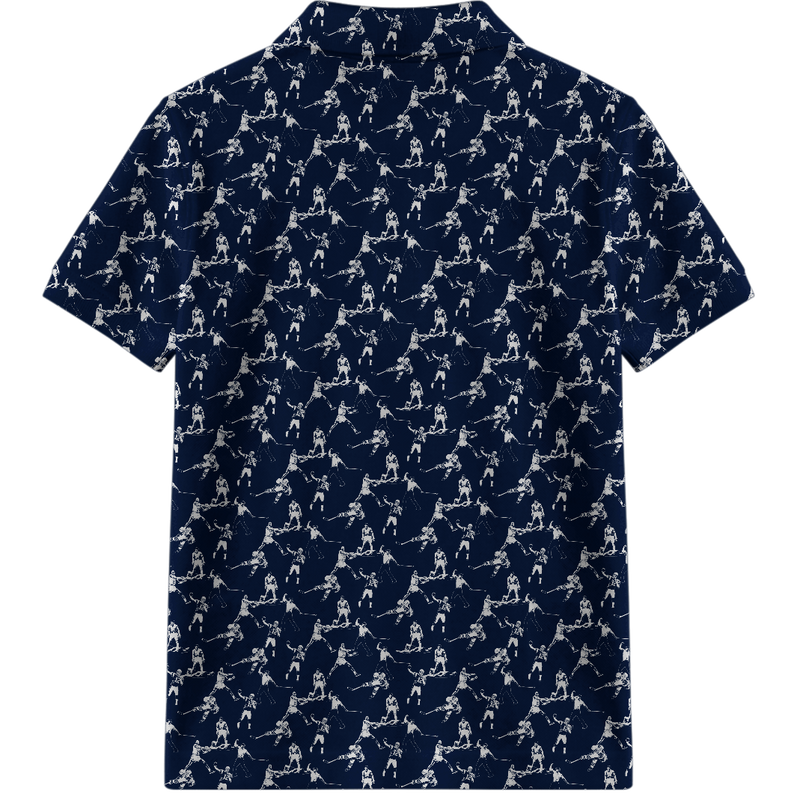 THE BLUE ICONS YOUTH POLO