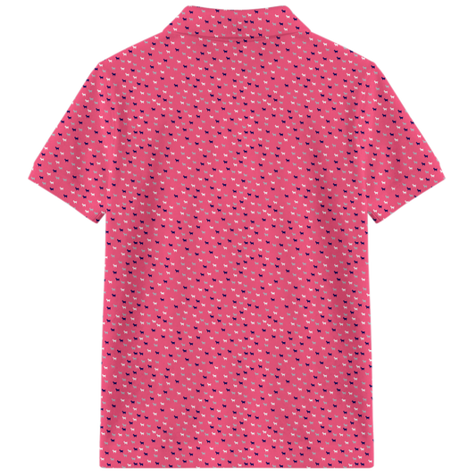THE PINK DANCING GOATS YOUTH POLO