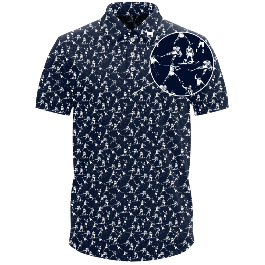 THE BLUE ICONS MEN'S POLO