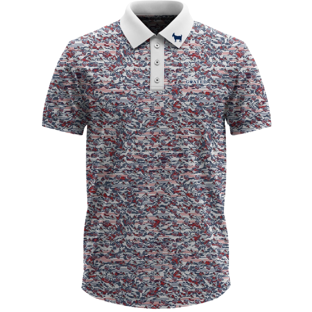 THE LIBERTY GLITCH CAMO POLO