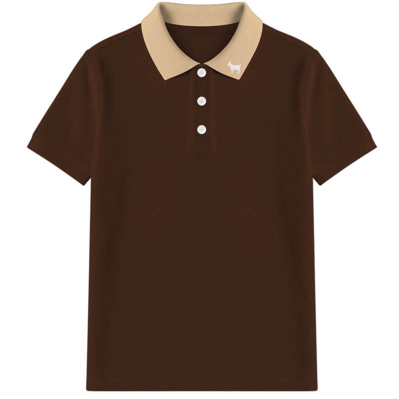 THE BROWN/TAN YOUTH POLO