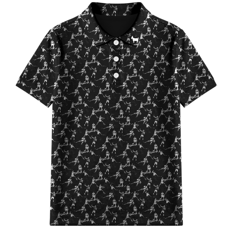 THE BLACK ICONS YOUTH POLO