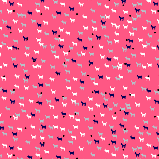 THE PINK DANCING GOATS MEN'S POLO