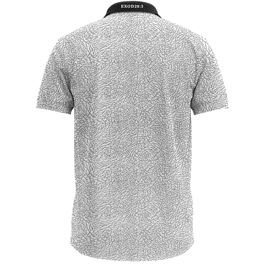 THE WHITE/GREY CEMENT POLO