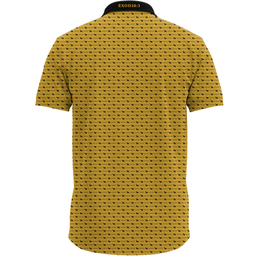 THE GOLD/BLACK POLO