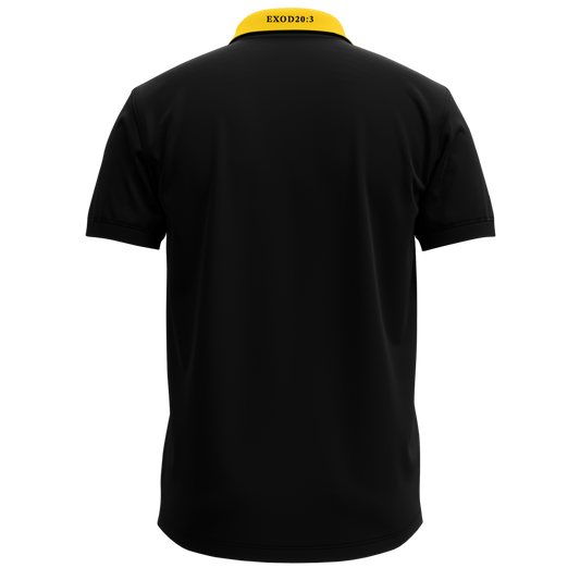 THE BLACK/YELLOW POLO