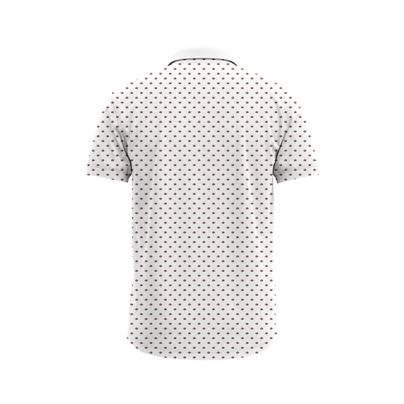 WHITE FBA LOGO POLO