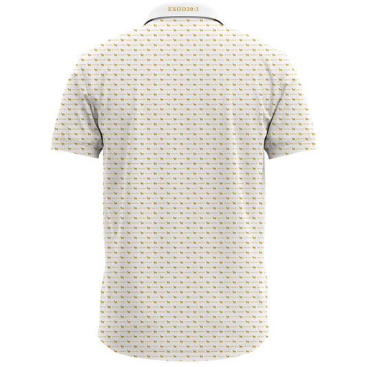 THE WHITE/GOLD POLO