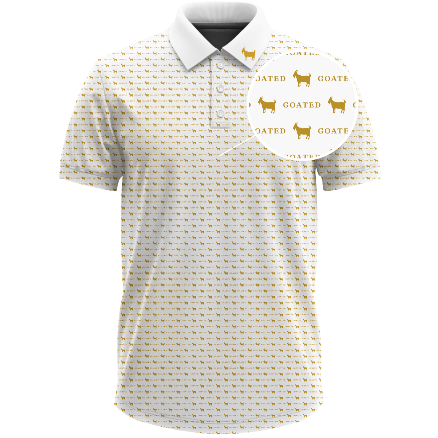 THE WHITE/GOLD POLO