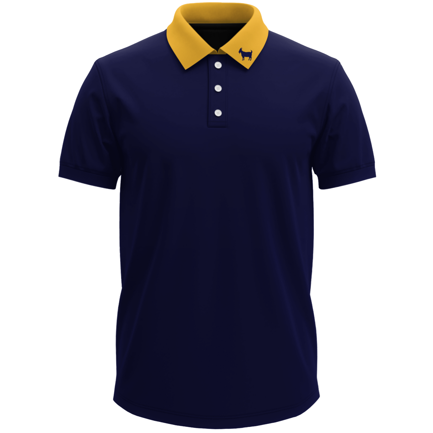THE NAVY/GOLD POLO