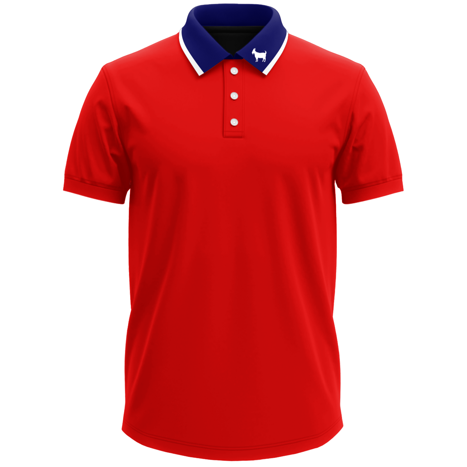 THE RED/BLUE MEN'S POLO