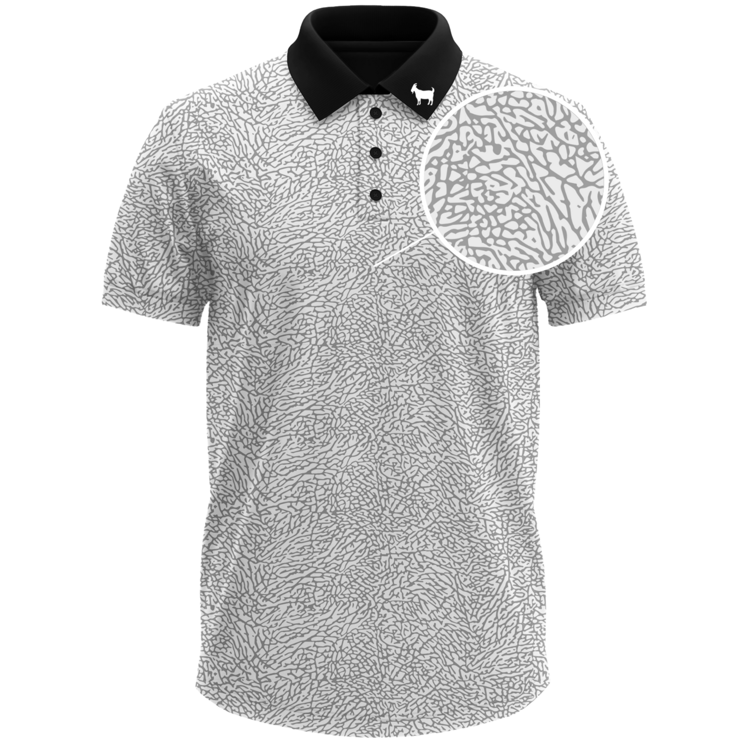 THE WHITE/GREY CEMENT POLO