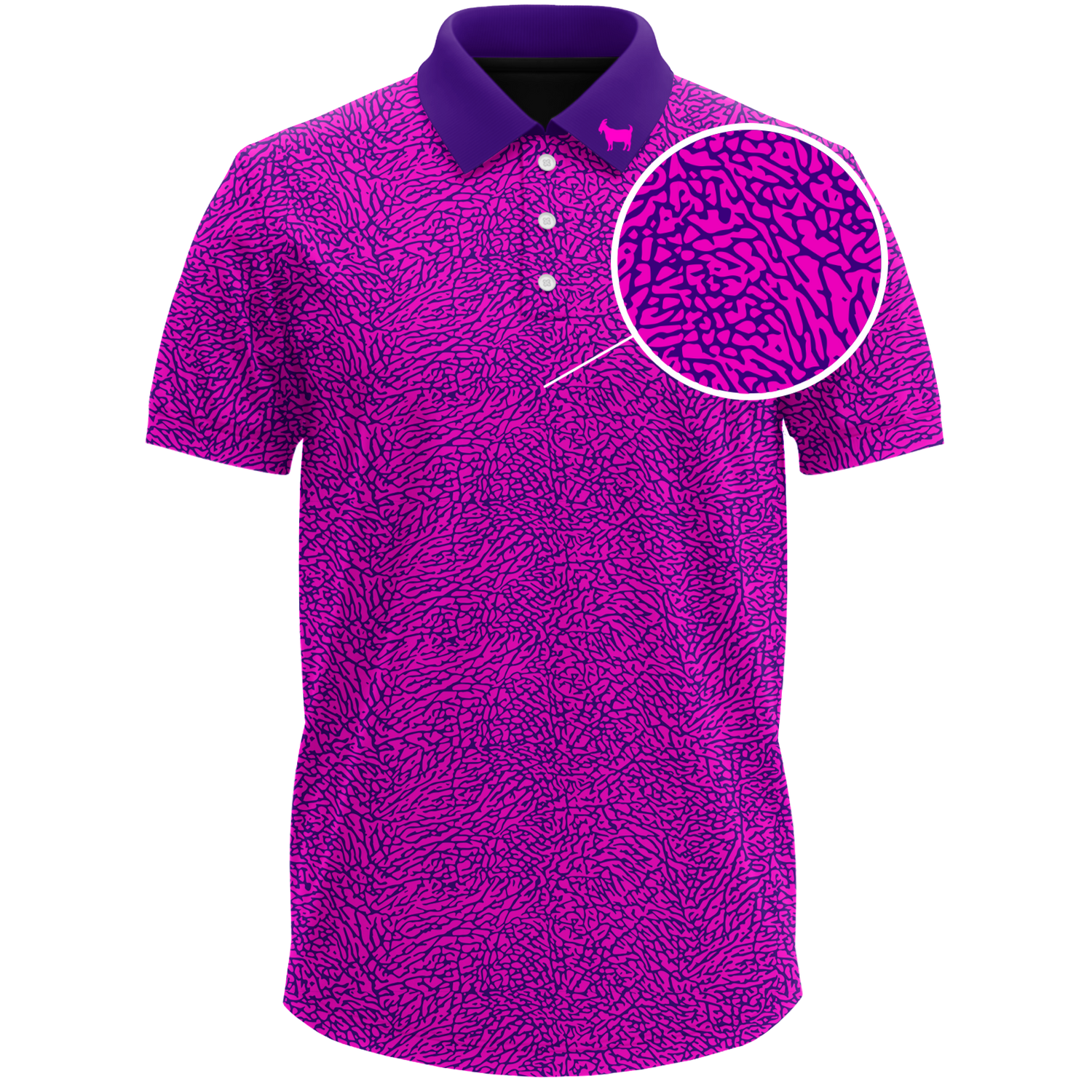 THE PINK/PURPLE CEMENT POLO