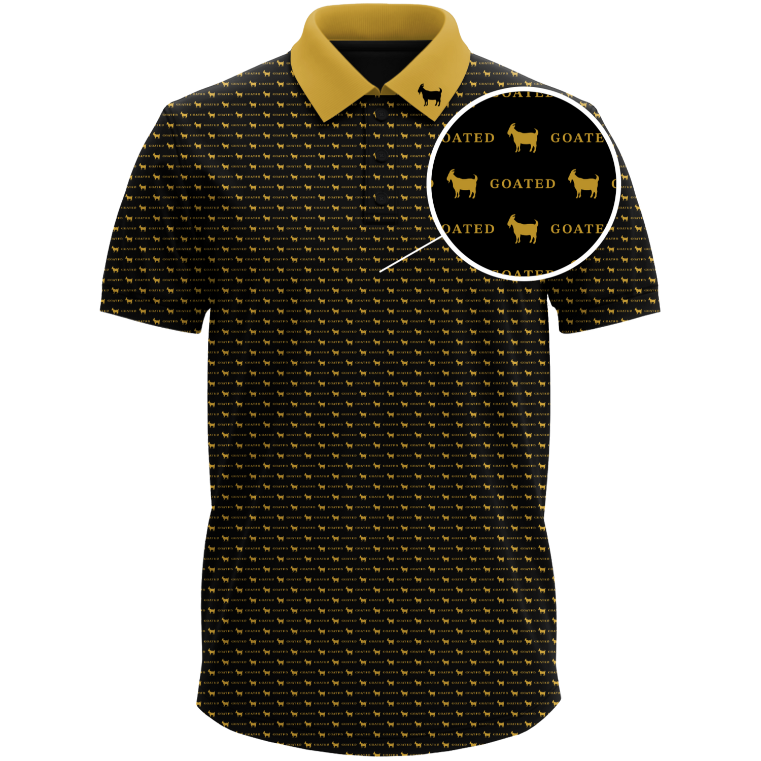 THE BLACK/GOLD POLO