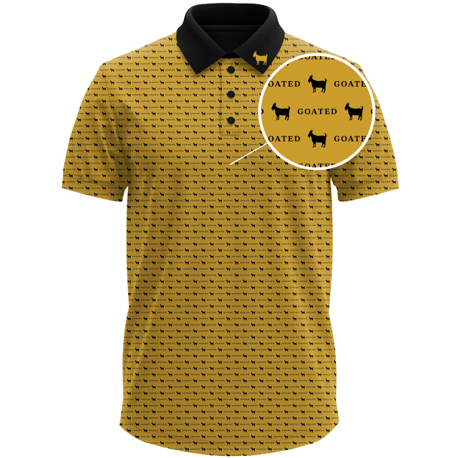 THE GOLD/BLACK POLO