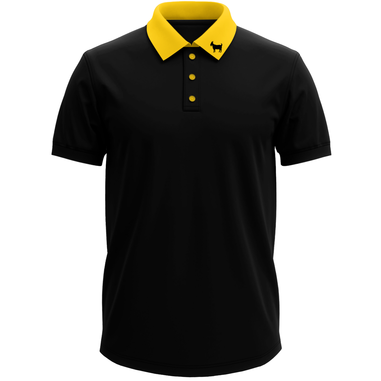THE BLACK/YELLOW POLO