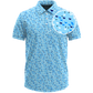 THE BABY BLUE DANCING GOATS MEN'S POLO
